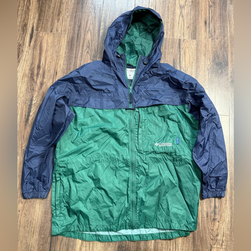 Vintage Columbia Two-Tone Outdoor Jacket Packable